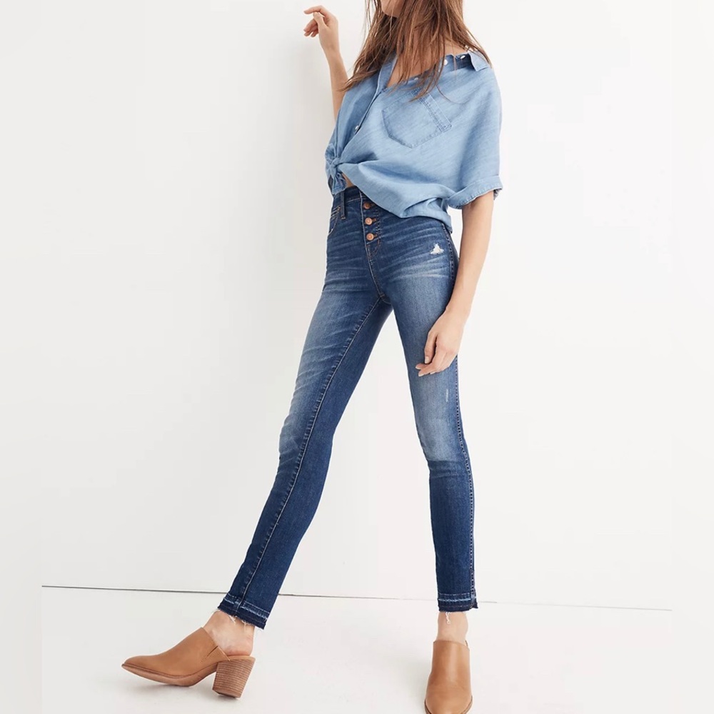 Madewell 10” Skinny High Rise Jean
